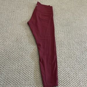 Lululemon Red leggings
